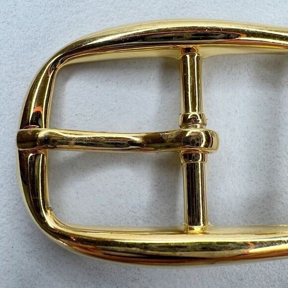 Vintage Gold Tone Simple Basic Belt Buckle for up to 1 Inch Belt - Picture 6 of 11